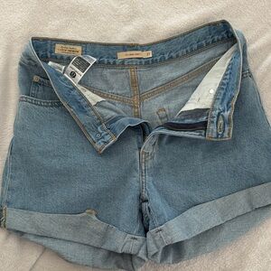 Levi's Light Blue Jean Shorts